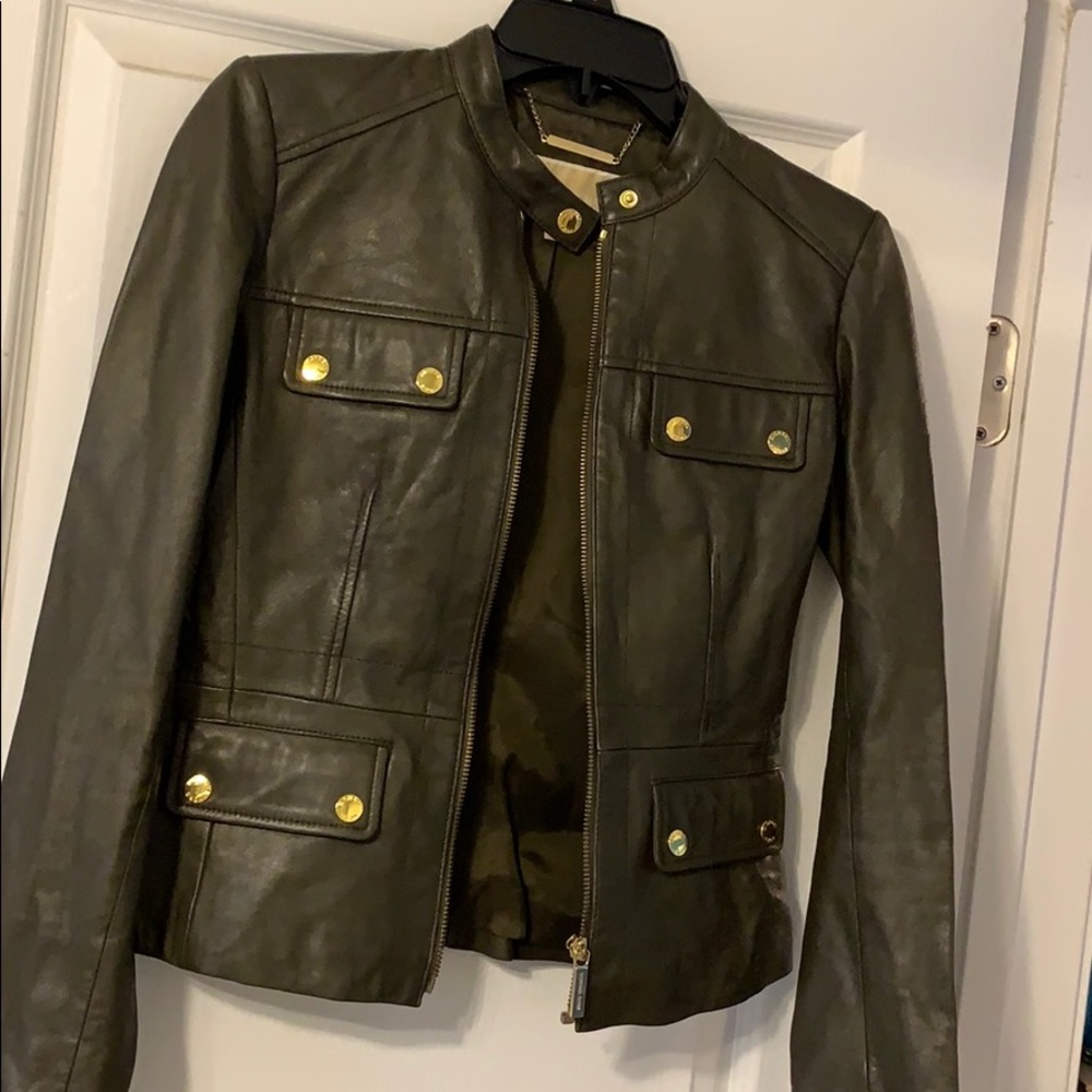 Michael Kors leather jacket